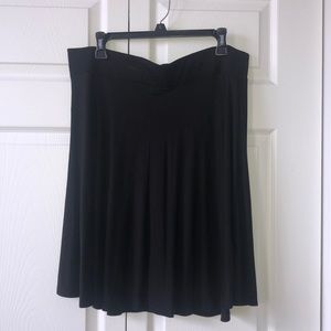 Loft Knee-Length Black Skirt